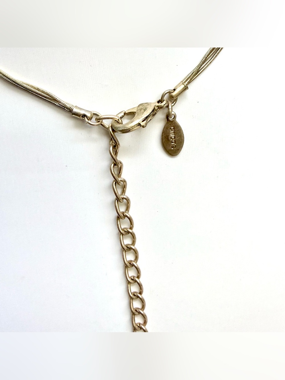Chico’s 3 strand gold tone faux pearl layered necklace - Picture 3 of 3